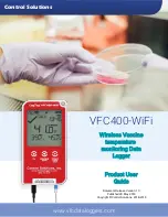 Preview for 1 page of CONTROL SOLUTIONS LogTag VFC400-WiFi Product User Manual