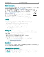 Preview for 4 page of CONTROL SOLUTIONS LogTag VFC400-WiFi Product User Manual