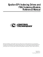 Предварительный просмотр 3 страницы Control Techniques Epsilon EP-I Reference Manual