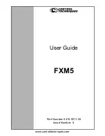 Control Techniques FXM5 User Manual preview