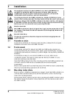 Preview for 8 page of Control Techniques FXM5 User Manual