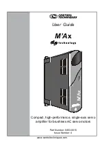 Control Techniques M'Ax 403 User Manual preview