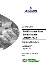 Предварительный просмотр 1 страницы Control Techniques SM-Encoder Output Plus User Manual