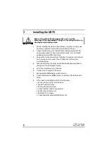 Предварительный просмотр 10 страницы Control Techniques UD78 User Manual