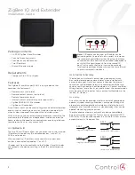 Preview for 1 page of Control C4-Z2IO Installation Manual