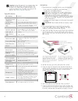 Preview for 3 page of Control C4-Z2IO Installation Manual