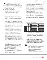 Preview for 5 page of Control C4-Z2IO Installation Manual