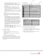 Preview for 6 page of Control C4-Z2IO Installation Manual