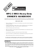 Preview for 1 page of Controll-A-Door MPC-3 MKII Owner'S Handbook Manual