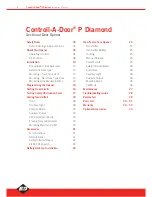 Preview for 2 page of Controll-A-Door P Diamond Instruction Manual