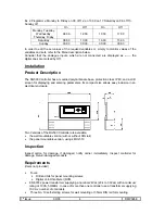 Предварительный просмотр 4 страницы Controlli DG501C User Manual