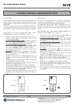 Controlli MVB Mounting Instructions предпросмотр