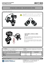 Предварительный просмотр 1 страницы Controlli MVC503 Mounting Instructions