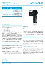 Предварительный просмотр 1 страницы Controlli MVH56EA Manual