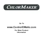 Preview for 11 page of ControlOMatic CHLOR MAKER 10 Operating Instructions Manual