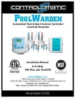 Preview for 1 page of ControlOMatic POOLWARDEN PW-Plus Installation Manual