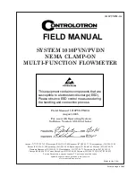 Preview for 6 page of Controlotron 1010PVDN Field Manual