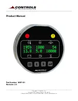 Preview for 1 page of Controls MVP-101 Product Manual