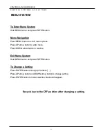 Preview for 12 page of Controls MVP-316 Product Manual