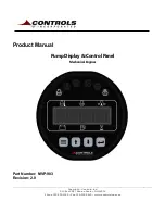 Предварительный просмотр 1 страницы Controls MVP-903 Product Manual