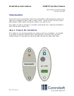 Controlsoft CS-AC-1100-BK Installation Instructions preview