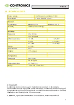 Preview for 7 page of Contronics HTR-10 User Manual