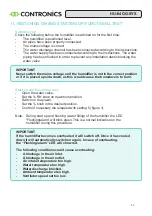 Preview for 11 page of Contronics HU-64OG-SYS User Manual