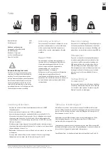 Preview for 3 page of Contura C 590T Manual