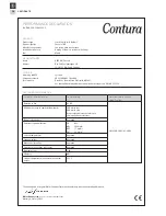 Preview for 2 page of Contura C 780 Installation Instructions Manual