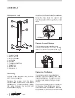 Предварительный просмотр 4 страницы Convair CoolTower CTF09 Owner'S Manual