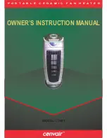 Предварительный просмотр 1 страницы Convair CTH01 Owner'S Instruction Manual