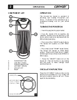 Предварительный просмотр 4 страницы Convair CTH01 Owner'S Instruction Manual