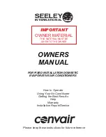 Предварительный просмотр 1 страницы Convair EA70 Owner'S Manual