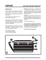 Предварительный просмотр 4 страницы Convair EA70 Owner'S Manual