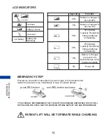 Предварительный просмотр 13 страницы ConvaQuip ConvaLift CL600E Owner'S Manual