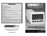 Предварительный просмотр 8 страницы CONVECTAIR 7392 ECP Installation And Programming Instructions