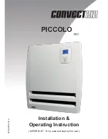 Предварительный просмотр 1 страницы CONVECTAIR 7831-C15 Installation & Operating Instruction