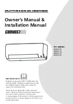 CONVECTAIR 8028-C09 Owner'S Manual & Installation Manual предпросмотр