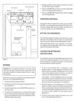 Предварительный просмотр 2 страницы CONVECTAIR ALTO 7375 C Installation And Operating Instructions