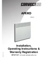 CONVECTAIR APERO 7358 C Installation And Operating Instructions Manual preview