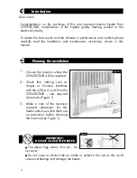 Preview for 2 page of CONVECTAIR APERO 7359 BB Installation & Operating Instructions Manual