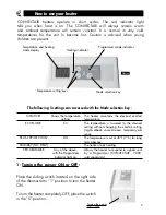 Preview for 5 page of CONVECTAIR APERO 7359 BB Installation & Operating Instructions Manual