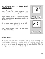 Предварительный просмотр 13 страницы CONVECTAIR Apero Wall-Mount Controller Operating Instructions Manual