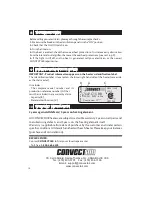 Preview for 10 page of CONVECTAIR DIVA 7647 Installation & Operation Instructions