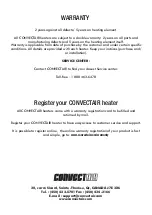 Preview for 16 page of CONVECTAIR IMPRESARIO 7630-C12 Installation & Operating Instructions Manual