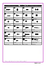 Предварительный просмотр 2 страницы convenience concepts 121579ES Assembly Instructions Manual