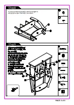 Предварительный просмотр 8 страницы convenience concepts 121579ES Assembly Instructions Manual