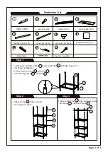 Предварительный просмотр 2 страницы convenience concepts 134001 Assembly Instructions