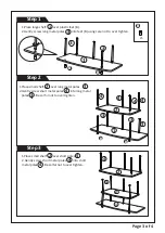 Предварительный просмотр 3 страницы convenience concepts 141031 Assembly Instructions