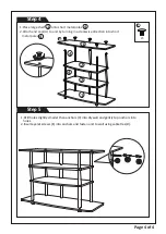 Предварительный просмотр 4 страницы convenience concepts 141031 Assembly Instructions